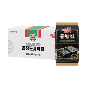 소문난삼부자 곱창도시락김 5gX40봉 (14,670원/무료)