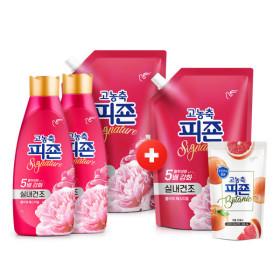 고농축 섬유유연제 피죤 시그니처 1L X2 + 1.6L X2 +200ml (14,900원/무료)