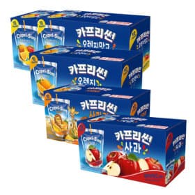 카프리썬 오렌지망고 20개+사과 10개 +오렌지 10개 + 사파리 10개 (총 50개) (18,540원/무료)
