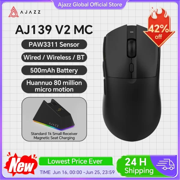 AJAZZ AJ139 V2 MC PAW3311 ($7.31/무료)