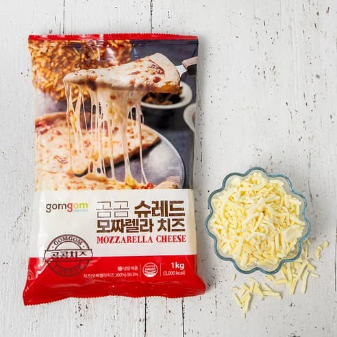곰곰 슈레드 모짜렐라 치즈 (9,670원/무료)