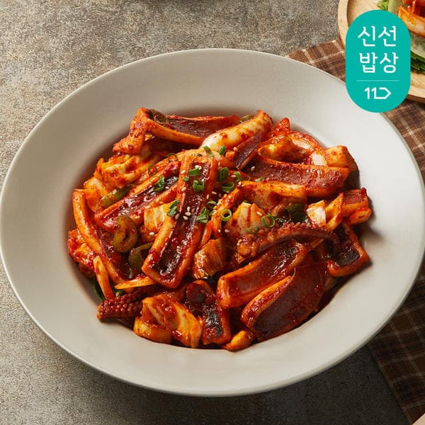 쿡솜씨 밀키트 매콤오징어 볶음/돼지불백/야채쫄면 등등 (5,900원/3,500원)