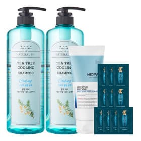 댕기머리 허벌샴푸 1000ml 2개 + 바디워시 200ml + 샴푸 10매 (19,310원/무료)