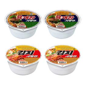 １１번가）육개장사발면12개 + 김치사발면12개 (총24개)