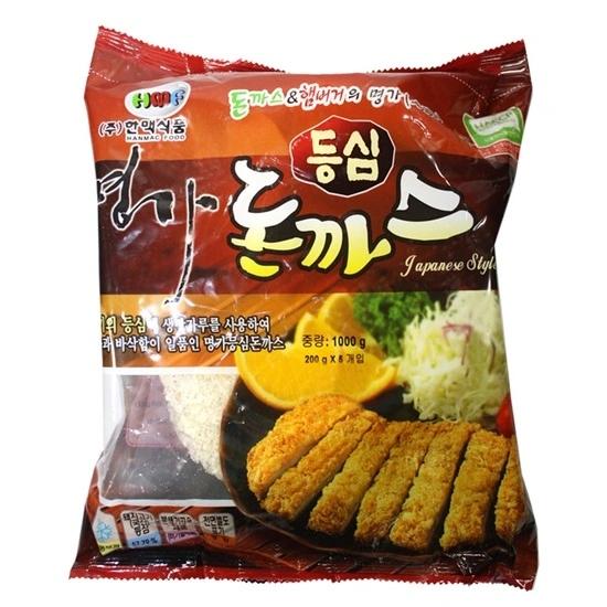 한맥식품 명가 등심 돈까스 1kg (1개) 상품:8960원 , 배송비:3500원