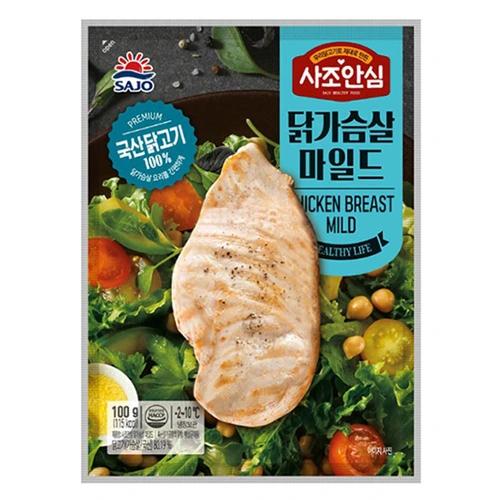 사조대림 사조 사조안심 닭가슴살 마일드 100g (20개) 상품:23760원 , 배송비:5000원