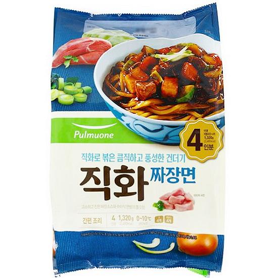 풀무원 직화 짜장면 4인분 1.32kg (1개) 상품:9980원 , 배송비:무료