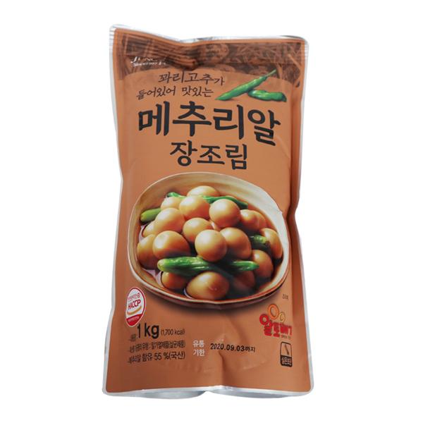 정원식품 꽈리고추가 들어있는 메추리알 장조림 1kg (1개) 상품:5790원 , 배송비:3000원