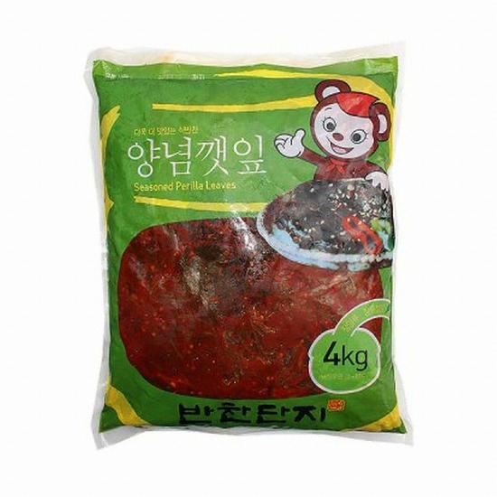 반찬단지 양념깻잎 4kg (1개) 상품:16300원 , 배송비:무료