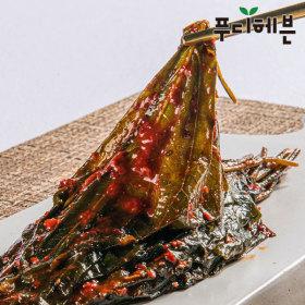 항아리반찬 양념 깻잎무침 1kg+1kg/18일 200명 한정 반찬500g 증정 ( 10,200원 / 무료 배송 )
