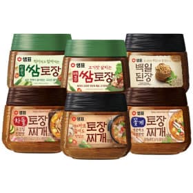 토장찌개 양념 450g 3종(일반/꽃게/차돌) 등 2+2개 골라담기 +사은품증정 &lt; 15,210원 / 무료 배송 &gt;