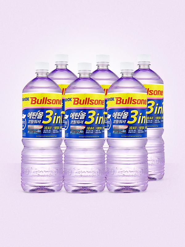 레인OK 에탄올 3in1 코팅 워셔액 1800ml 6개 (26500/무료)