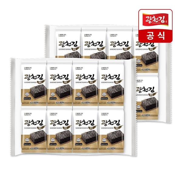광천김 재래 도시락김 5g 16봉 + 16봉 (9,900원) (무료)