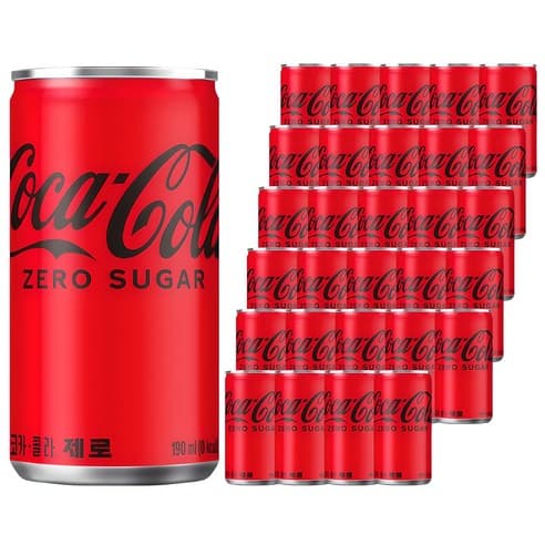 코카콜라 제로 190ml 30개 (13,520원/무료 배송)
