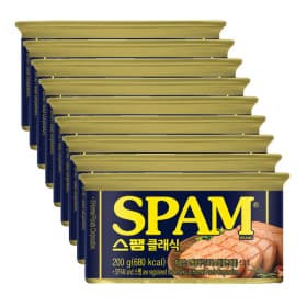 지마켓)스팸 클래식 200g 9개 30% 기존가39,000원 31,300원 27,300원