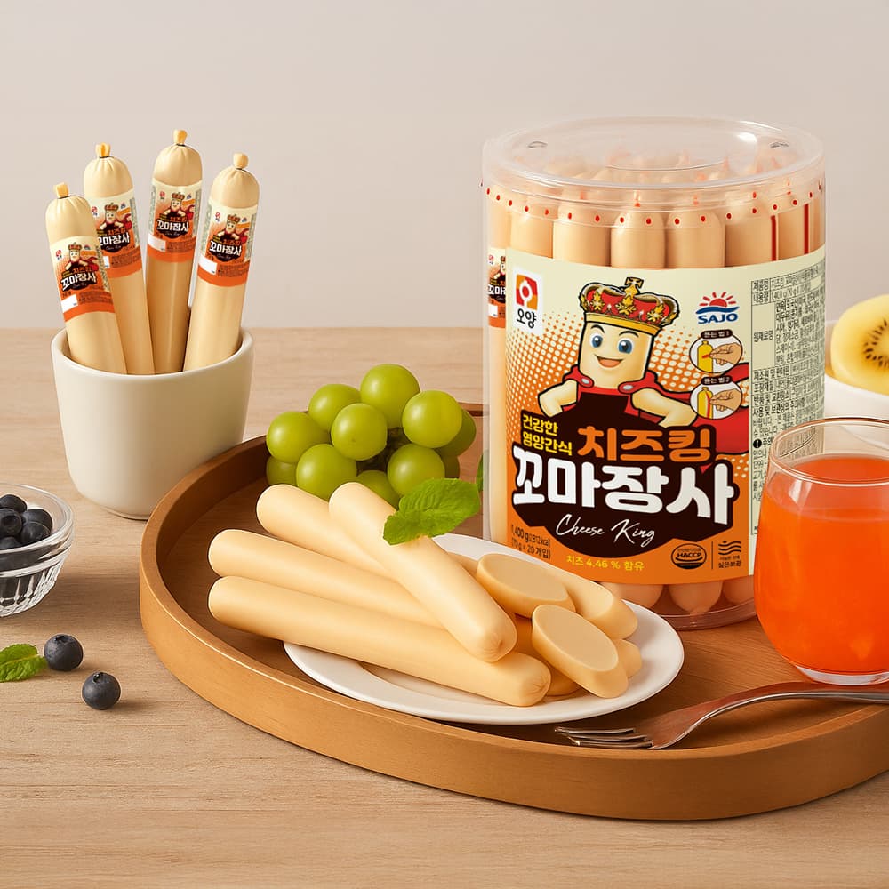 오양 치즈킹 꼬마장사 1통 70g x 20개입 (11,100원/ 무료)