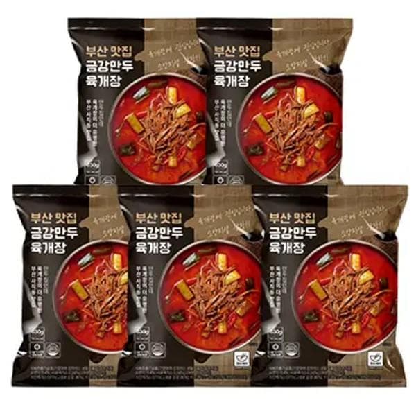 참도깨비 금강만두 육개장 630g, 5개「17,550원/무료배송」