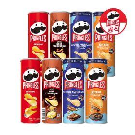 프링글스 110g x 8개(오리지날2/로제떡볶이2/남미식찹스테이크2/한국식숯불갈비2) 유니버스클럽