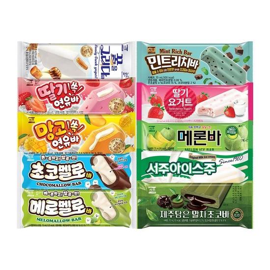 서주 아이스크림바 10종 40개 골라담기