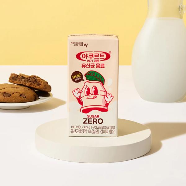 에치와이 멸균 야쿠르트 1971 제로 1BOX( 190ml 24개입)