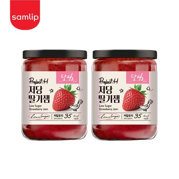 프로젝트:H 저당 4g 딸기잼 220g 1+1 (총2병)