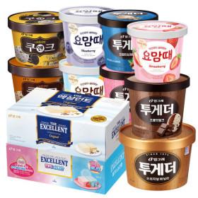 투게더/요맘때 홈컵 3통+엑설런트 2박스