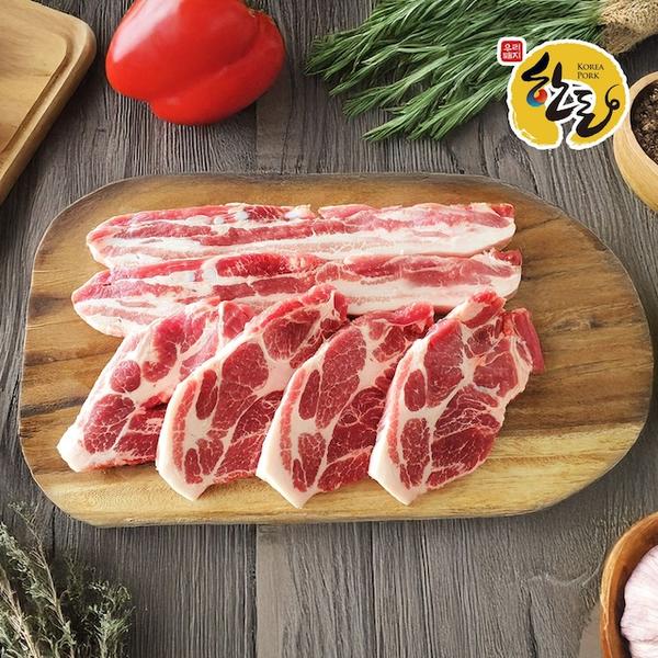 한돈 냉장 목살 500g + 삼겹살 500g