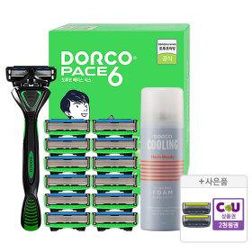 도루코 페이스6 면도기획세트 2호 (기+날 총13입+쉐이빙폼 74ml + 날 2입+CU편의점 2,000원)