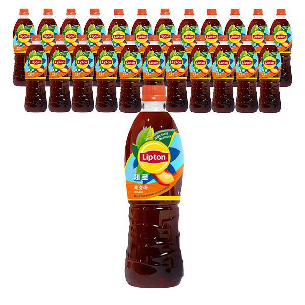 립톤 제로 아이스티 복숭아 500ml 24펫 (장바구니쿠폰+티멤)