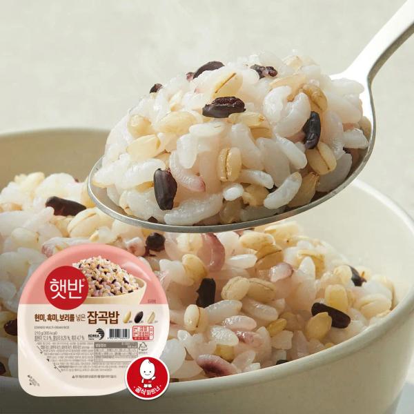 햇반 210g 잡곡밥 72개