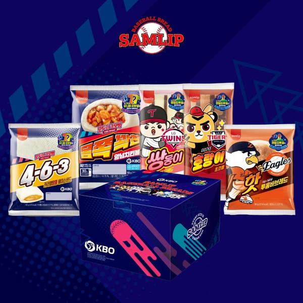삼립 X KBO 9개 구단 콜라보 크보빵 9봉