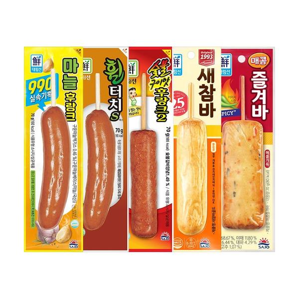 사조대림 핫바 5종 혼합구성 20개 외