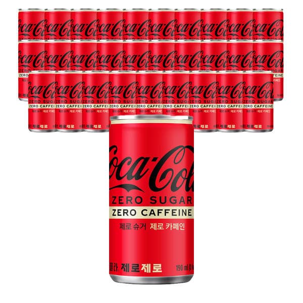 10분러시 코카콜라 제로제로 190ml x 30캔