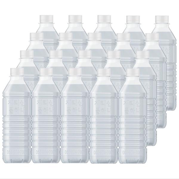 생수 지리산 물하나 무라벨 500ml X 80개