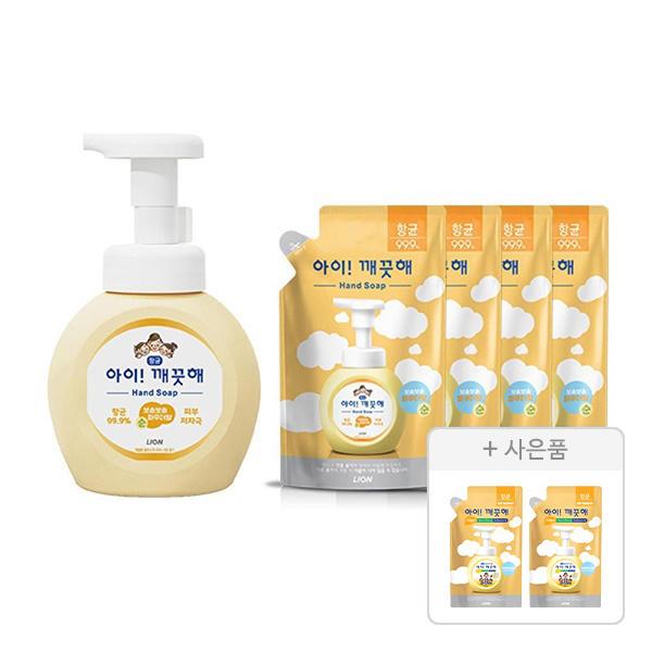 아이깨끗해 순250ml + 리필200ml  4개 + 증정100ml 2개