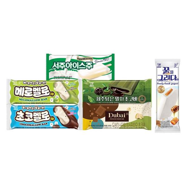 서주 베스트 아이스크림 바 6종 40개 골라담기