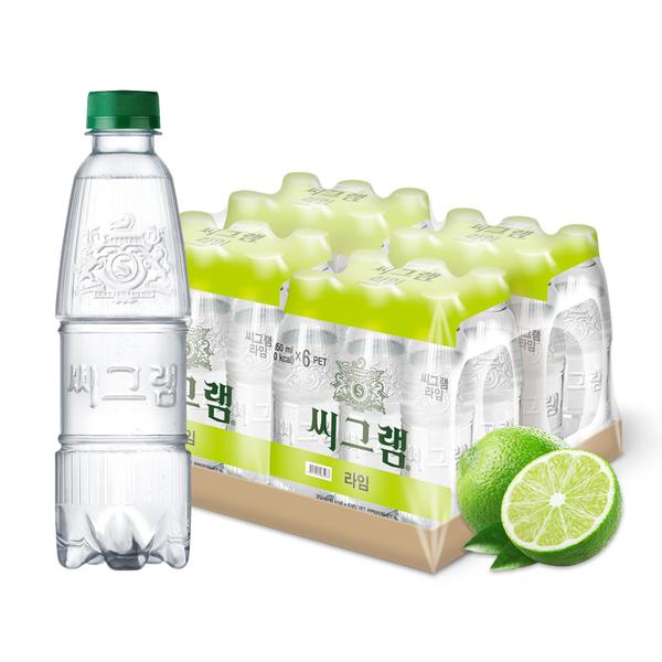 씨그램 라임맛 탄산수 350ml