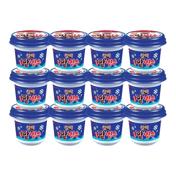 일품 첫눈애 팥빙수 아이스크림 230ml X12개