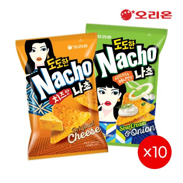 도도한 나쵸 치즈맛(92g) 10개+어니언(92g) 10개