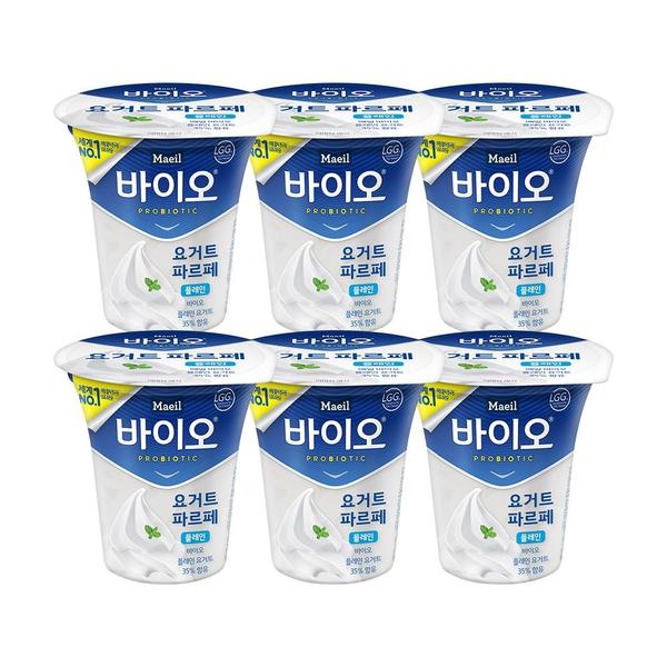 매일 바이오 요거트 파르페 플레인 220ml 6개