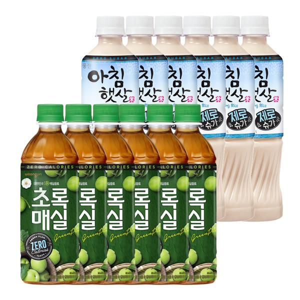 초록매실제로+아침햇살제로 총 12펫