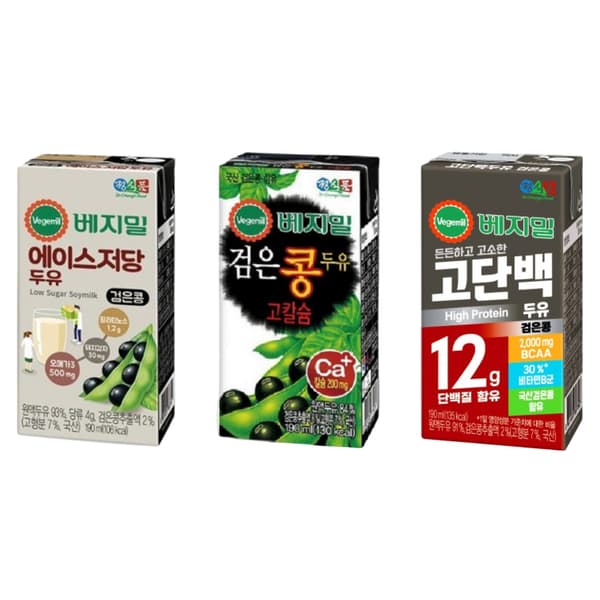 검은콩 두유 고칼슘 64팩