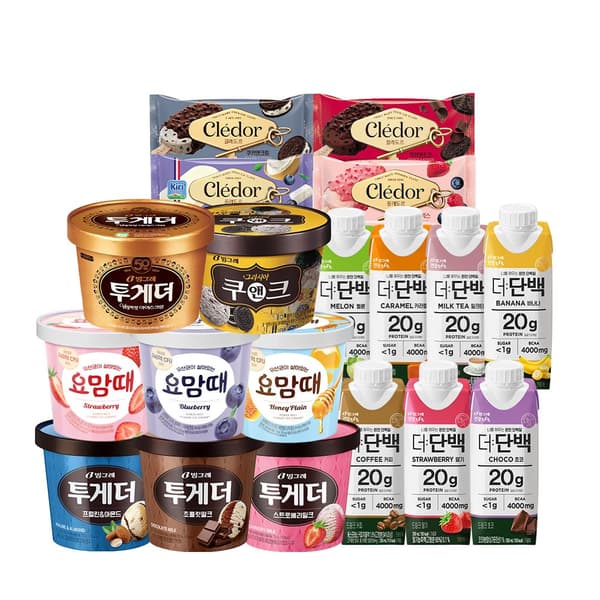 빙그레 투게더 요맘때 파인트 3+2 골라담기