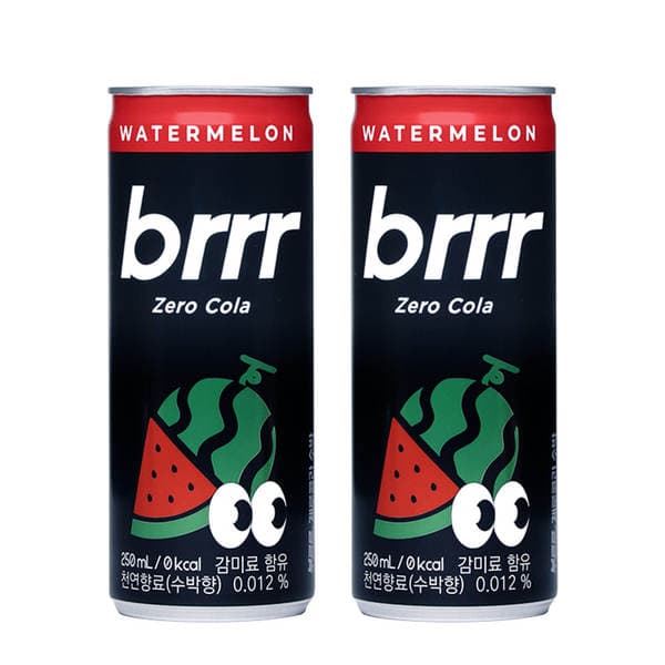 부르르 제로콜라 수박 250ml 30개