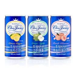 초정탄산수 그린애플/복숭아블라썸/유자진저 190ml