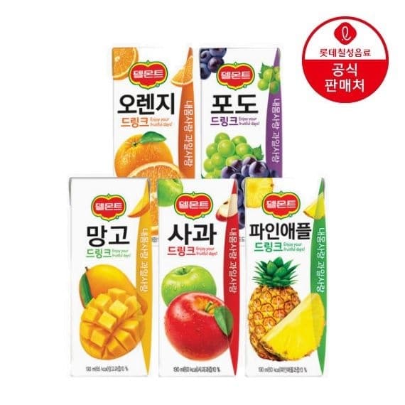 델몬트 드링크팩 190ml 48팩