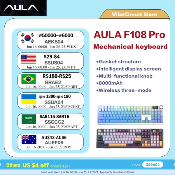 독거미 AULA F108 기계식 키보드