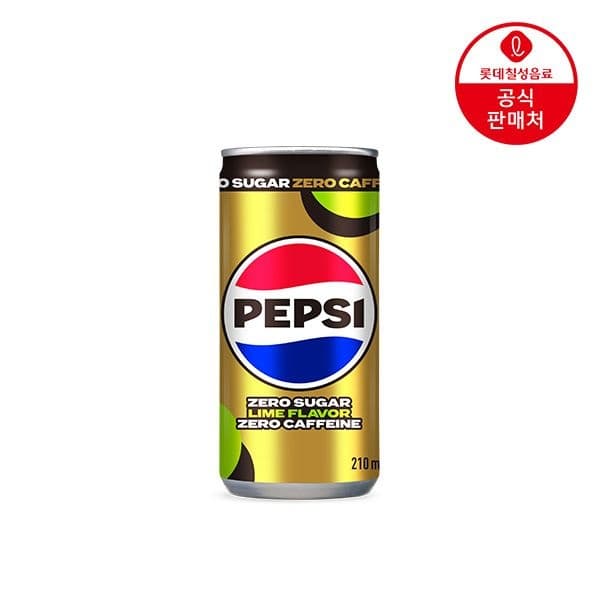 롯데칠성 펩시콜라 제로슈거 제로카페인 210ml 60캔