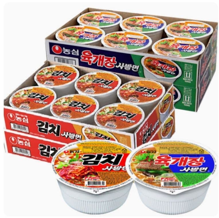 농심 육개장 사발면 86g x 24개 (토스,카카오)