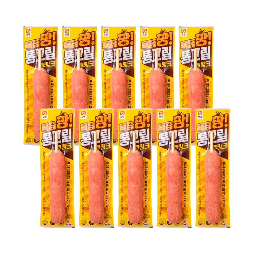 육즙팡 통그릴후랑크 70g 10개